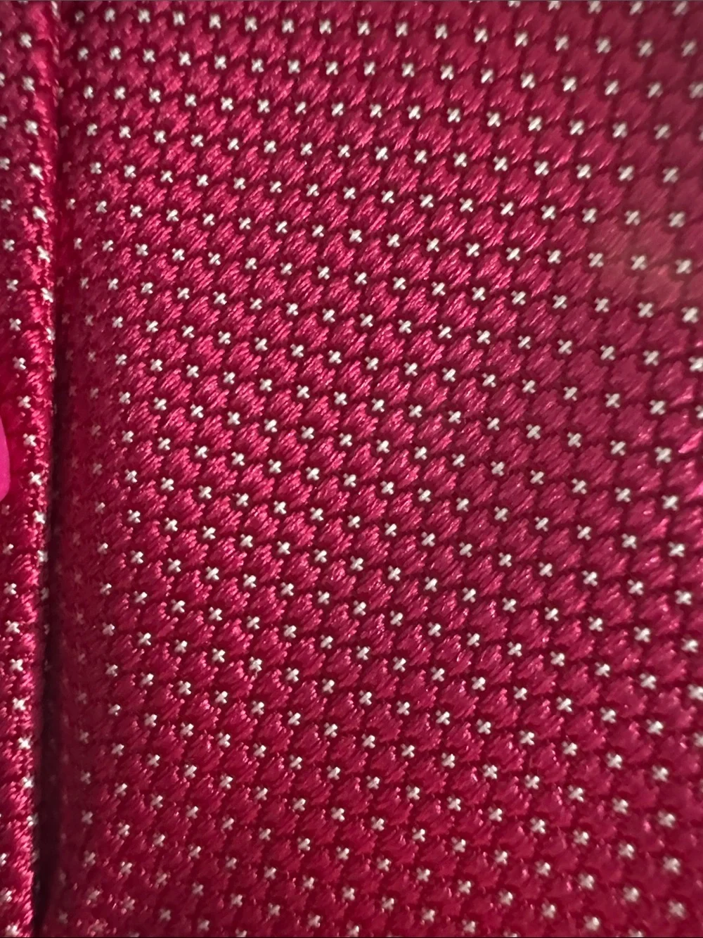 Eton Red Silk Long Tie